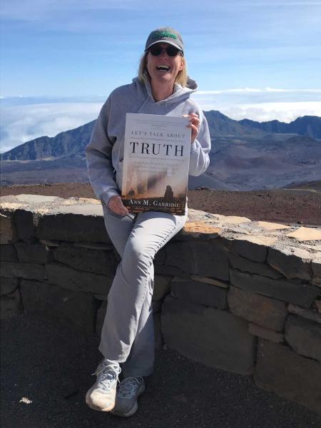 Ann on Haleakala